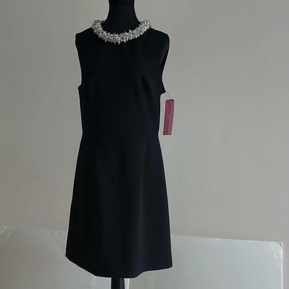 NEW Betsey Johnson Pearl Collar Dress